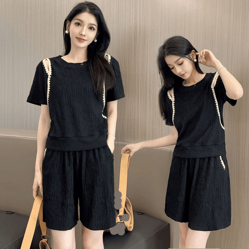 Street Fashion In Korea - Conjunto de dos piezas de camisetas