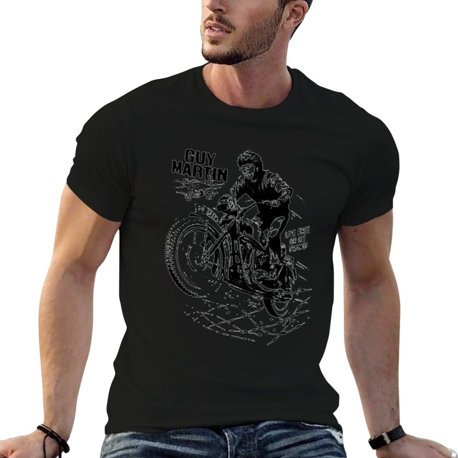 Street Fashion For Short Guys - Camiseta de Guy Martin, la legendaria