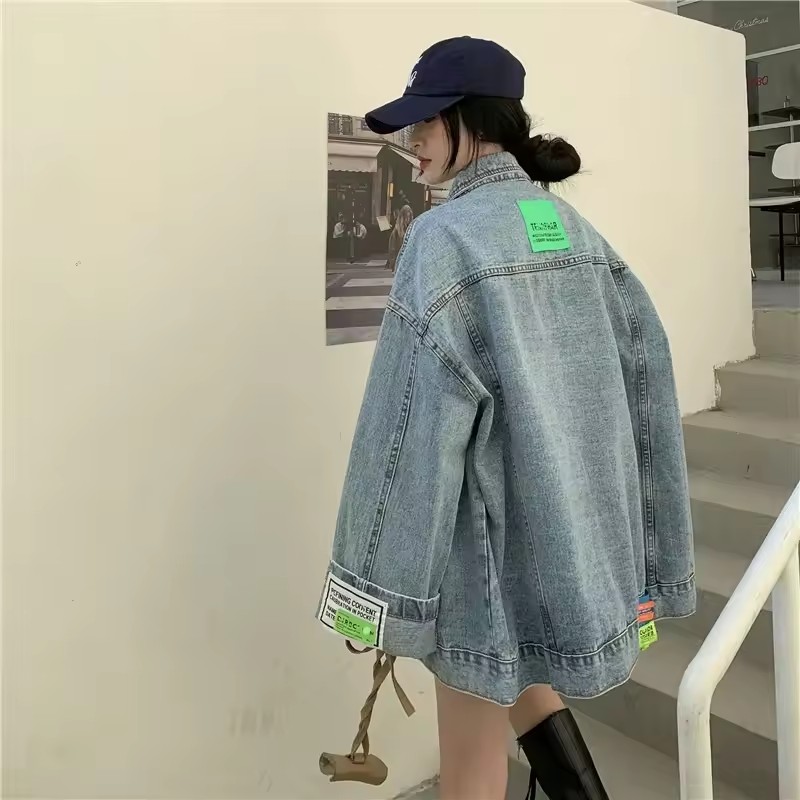 Street Fashion In Korea - 2025 nueva moda chaqueta vaquera mujer