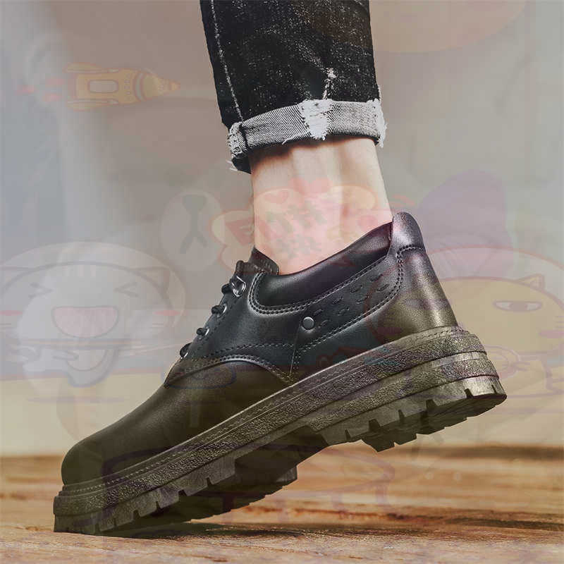 Street Fashion For Short Guys - Zapatillas deportivas de cuero Natural oscuro