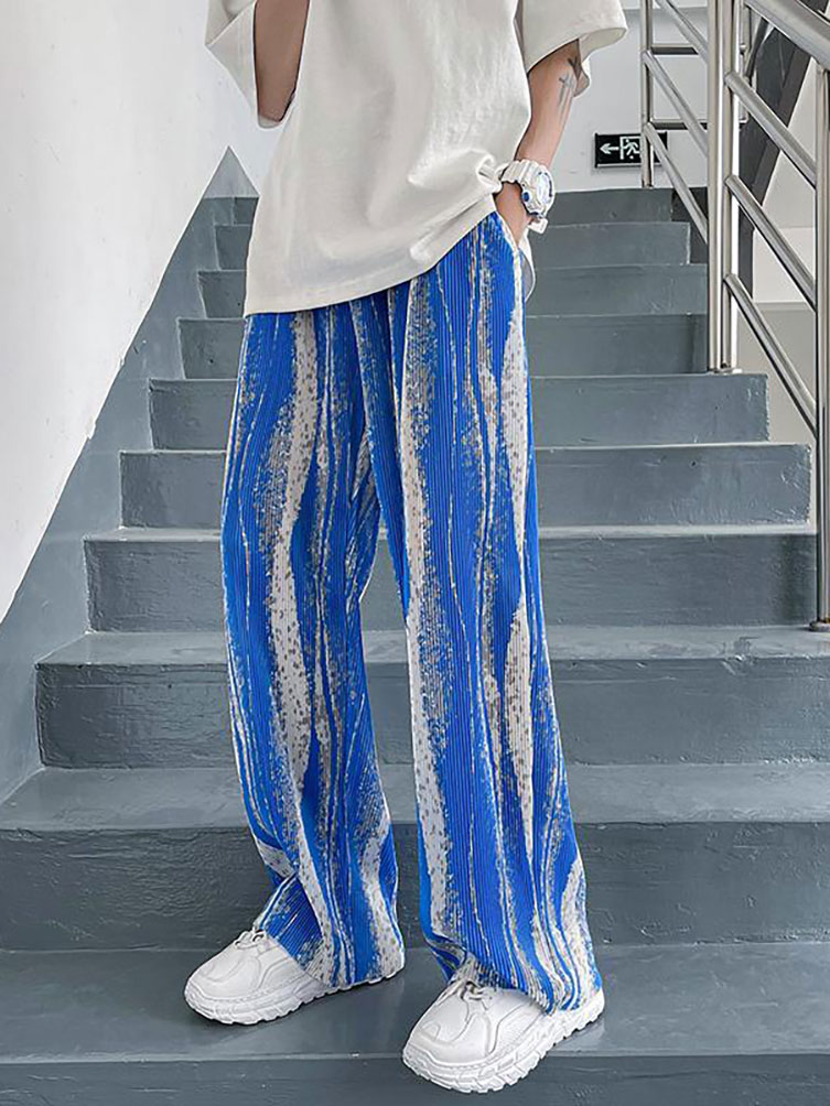 Street Fashion In Korea - Ropa de calle Tie-Dye de seda