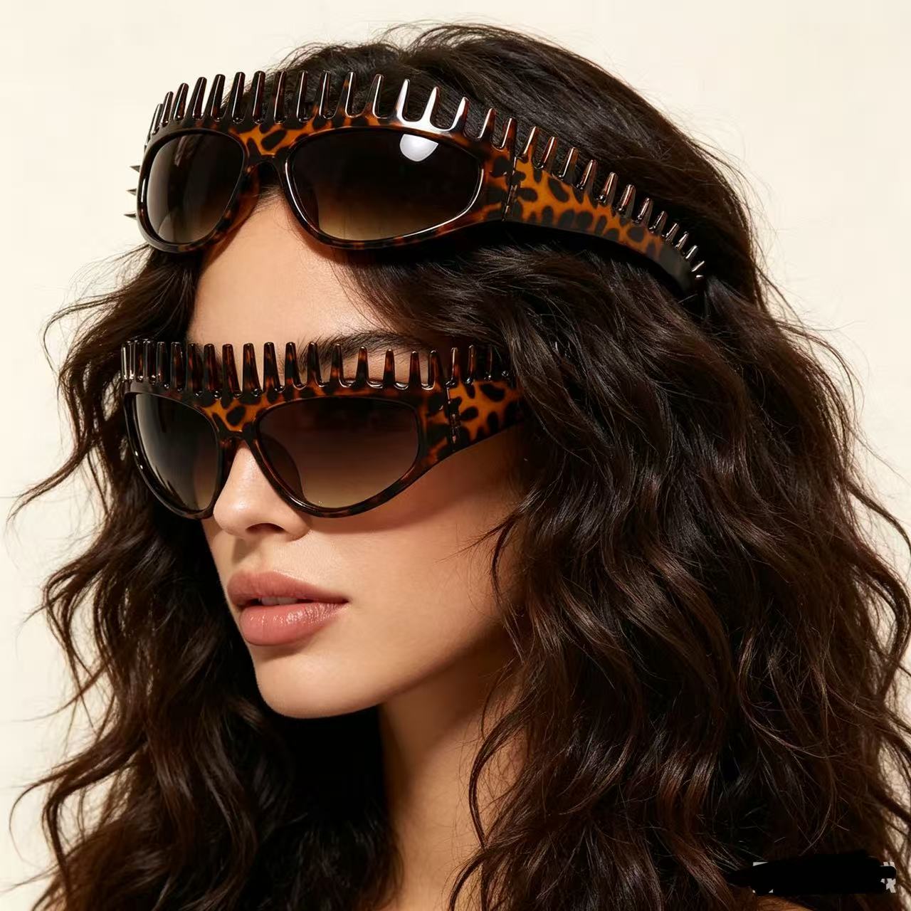 Street Fashion Photographers - Gafas de sol decorativas estilo diadema