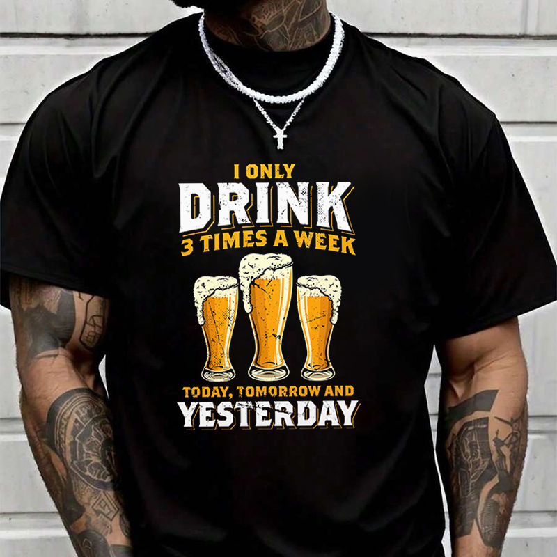 Street Fashion Week - Camiseta con estampado gráfico para hombre,