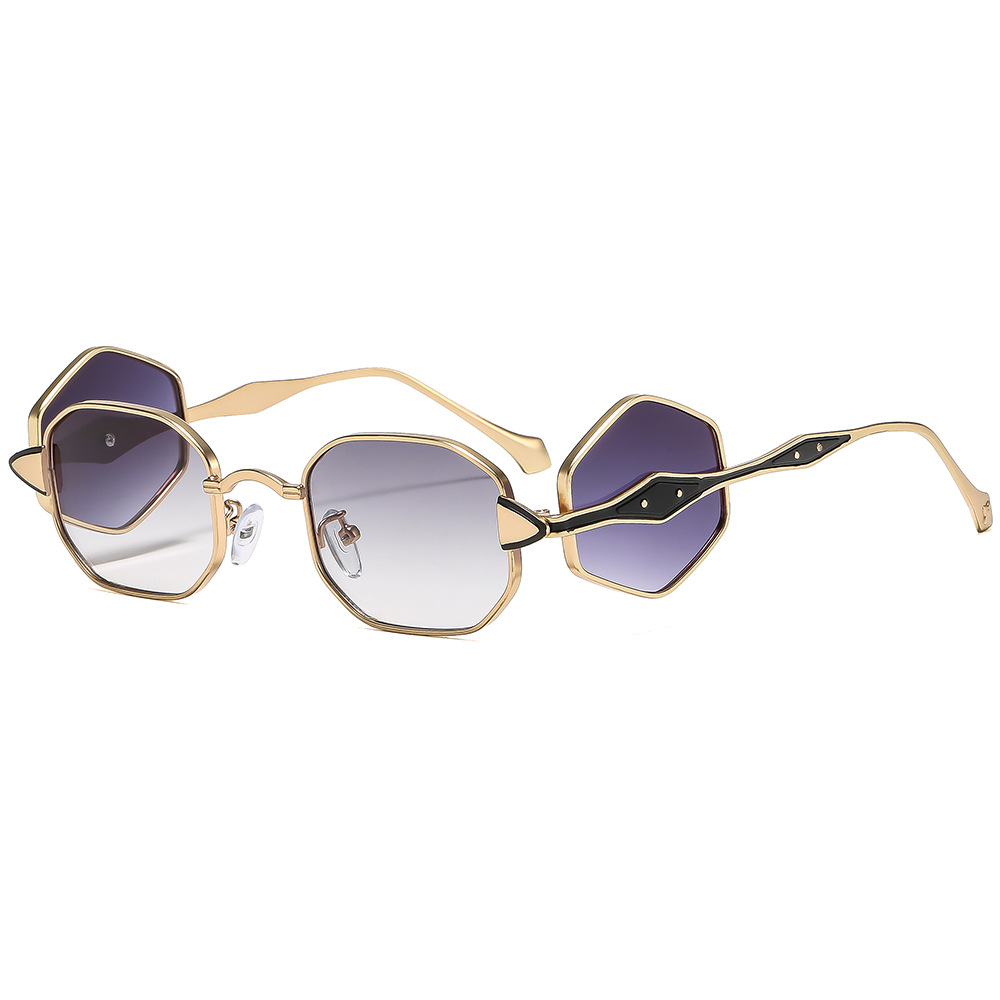 Street Fashion Week - Semana de la moda, gafas irregulares
