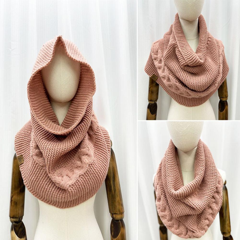 Bufanda tejida de invierno par - Street Fashion Hats reseña y precio