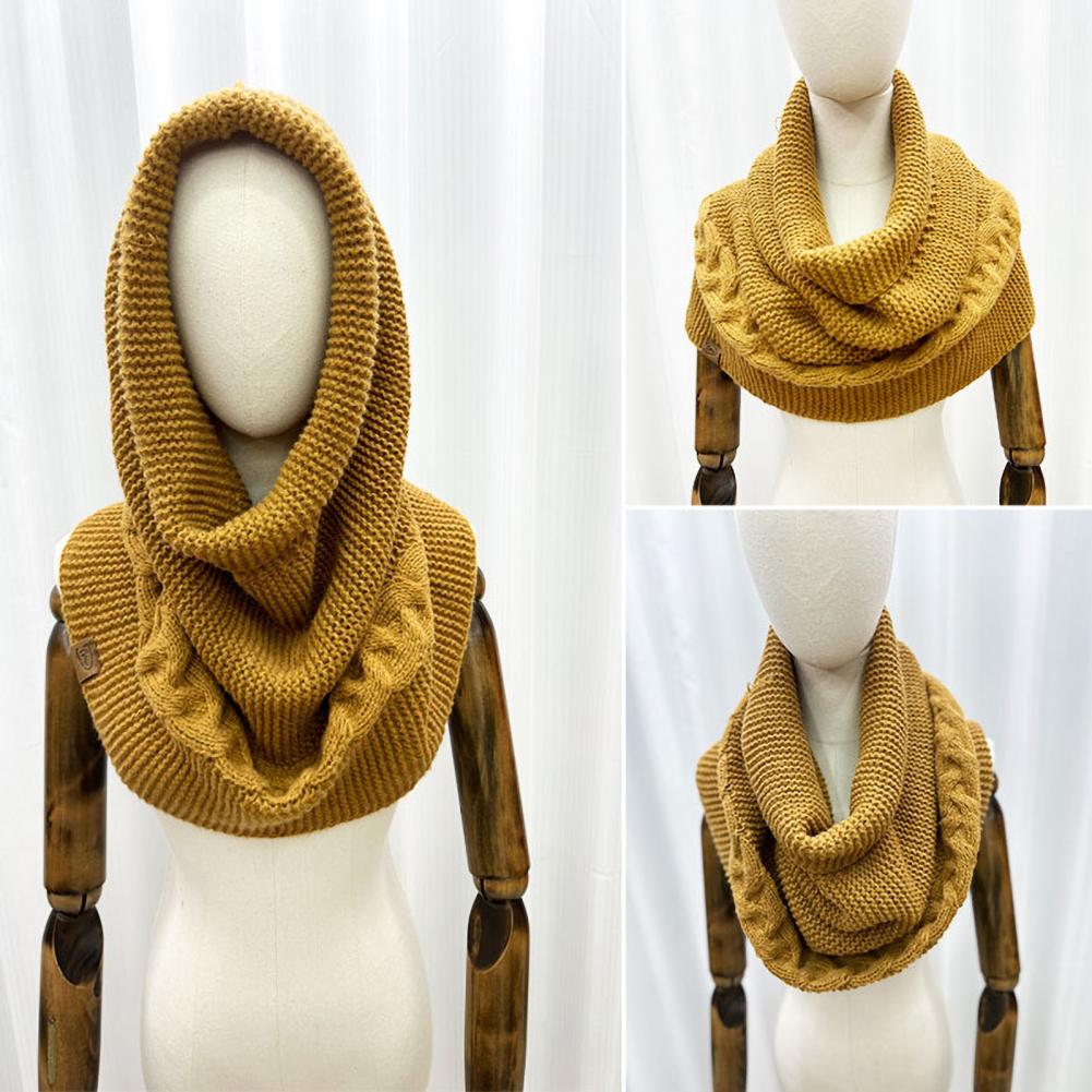 Bufanda tejida de invierno par - Street Fashion Hats reseña y precio