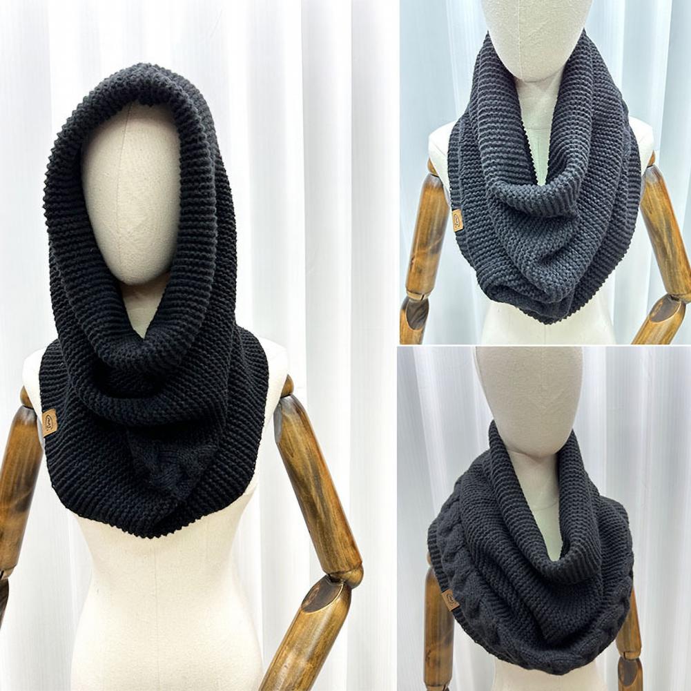 Bufanda tejida de invierno par - Street Fashion Hats reseña y precio