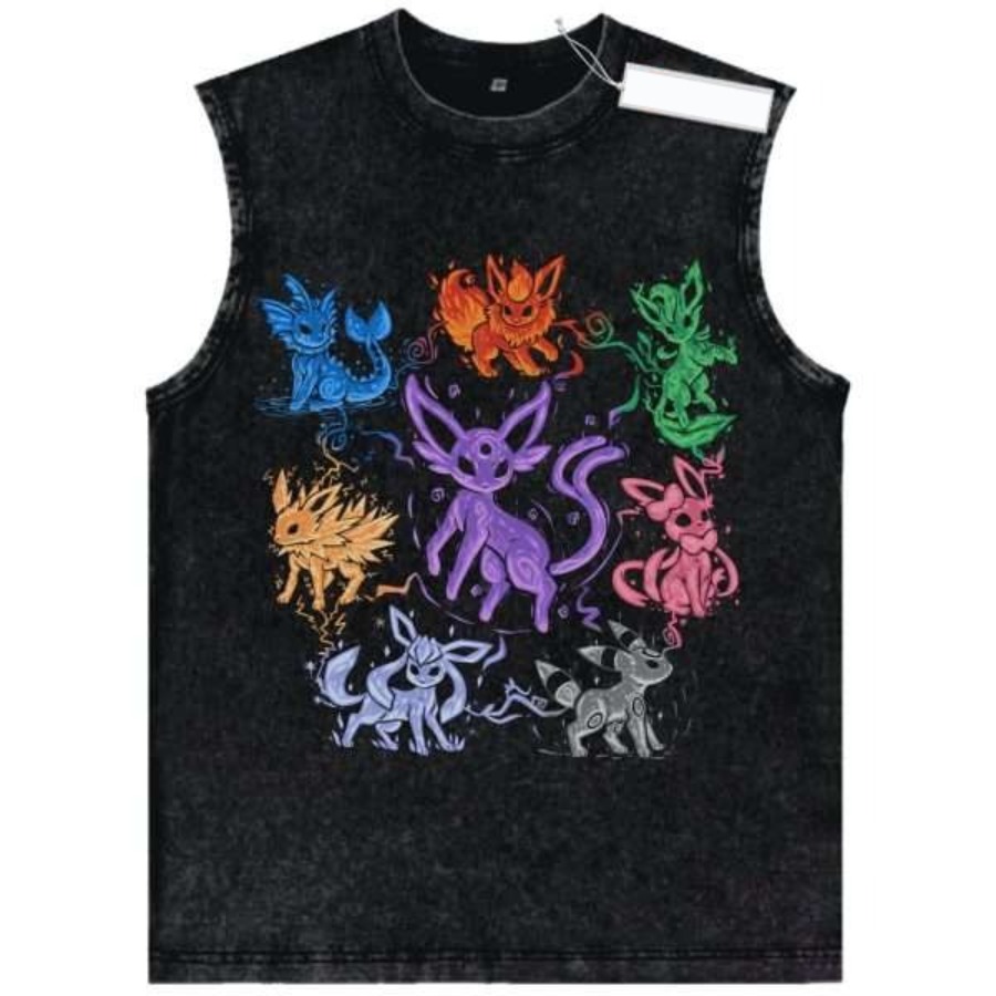 Camiseta sin mangas vintage la - Street Fashion Hats reseña y precio