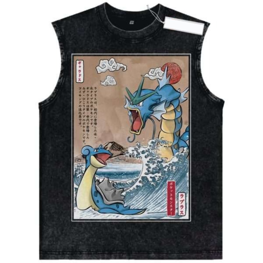 Camiseta sin mangas vintage la - Street Fashion Hats reseña y precio