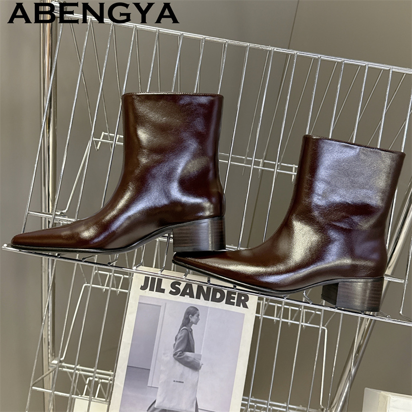 Botines con punta puntiaguda d - Street Fashion Week reseña y precio