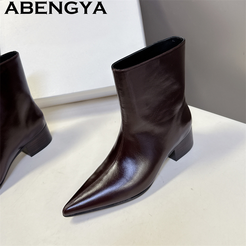 Botines con punta puntiaguda d - Street Fashion Week reseña y precio