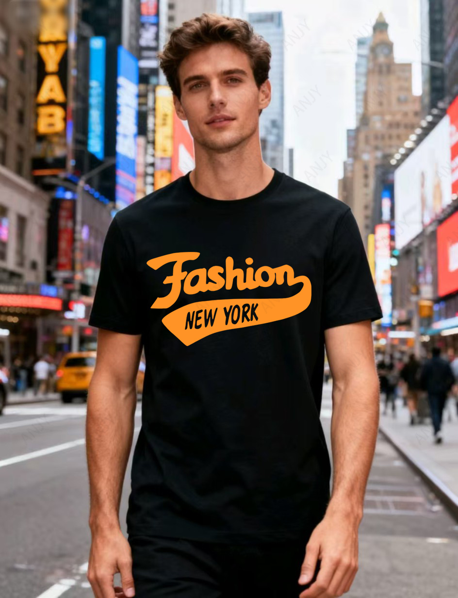 Camiseta con estampado de letr - Street Fashion Of New York reseña y precio