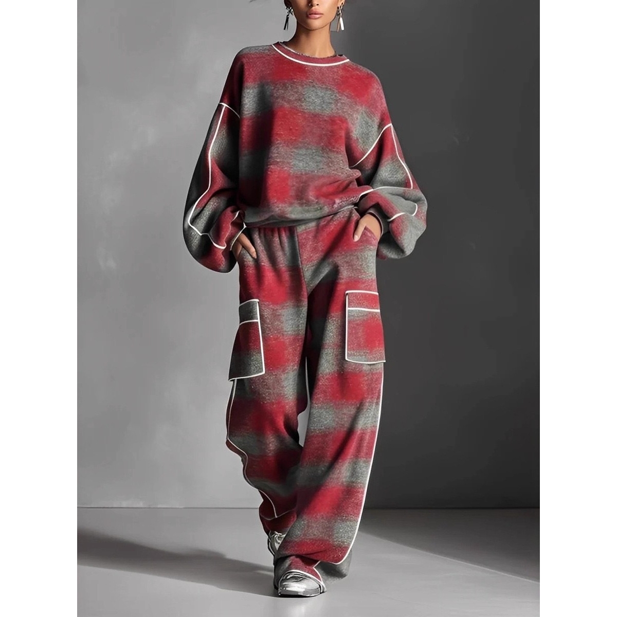 Conjunto de Pantalones y Sudad - Street Fashion Look reseña y precio