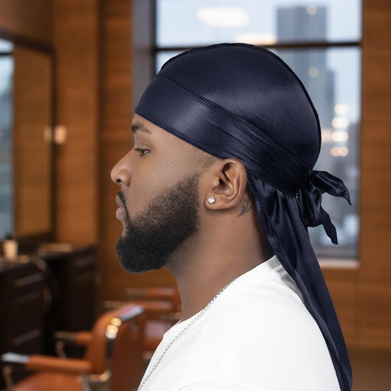 Durag Unisex de Seda con Cola  - Street Fashion Hats reseña y precio