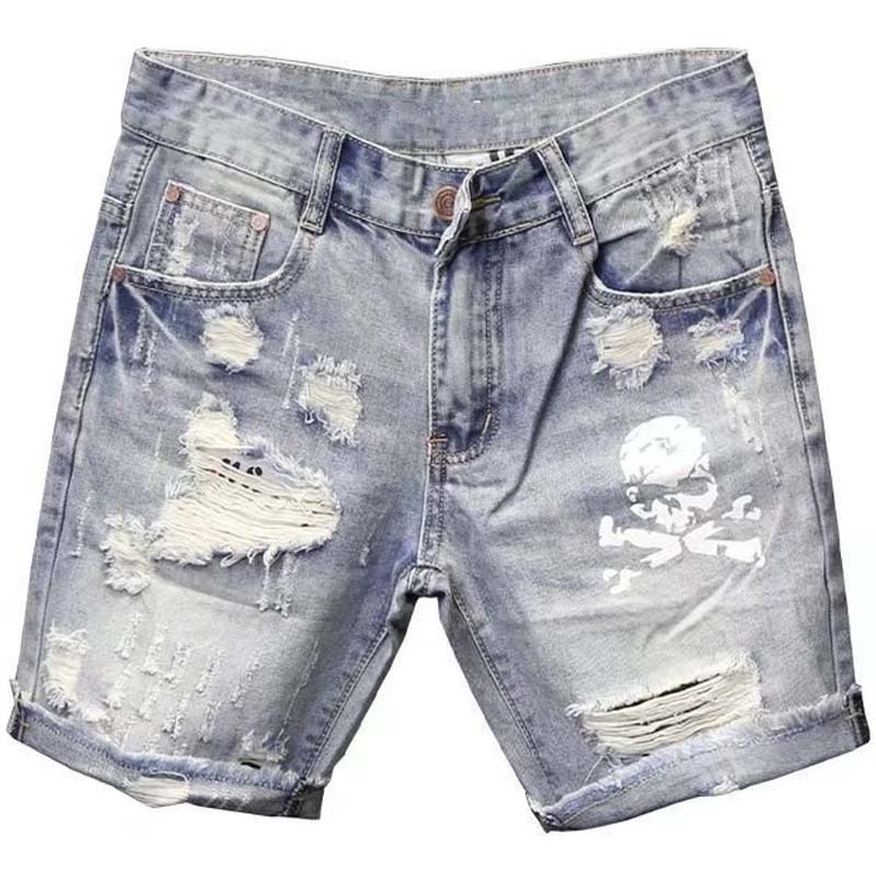 Pantalones vaqueros cortos ras - Street Fashion In Korea reseña y precio